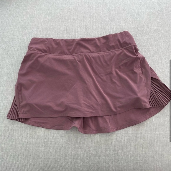 Lululemon play off the pleats skirt 13” dusty pink - Picture 5 of 8